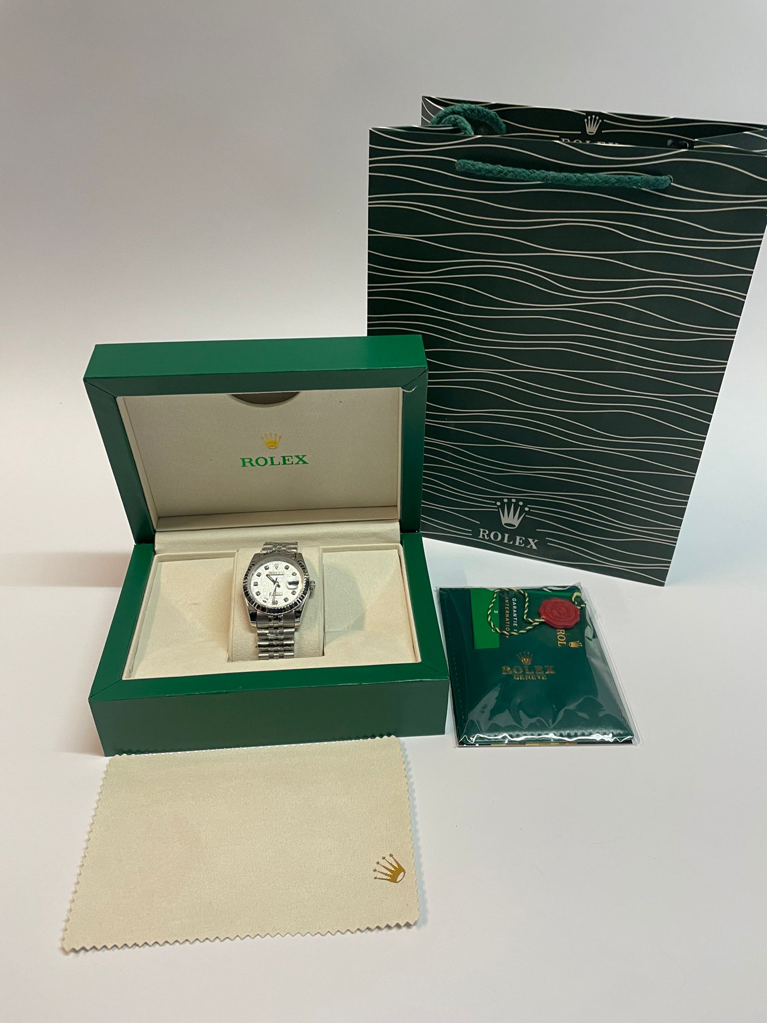 DateJust White Dial Diamonds