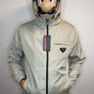 Prada Windbreaker Chestrow Beige