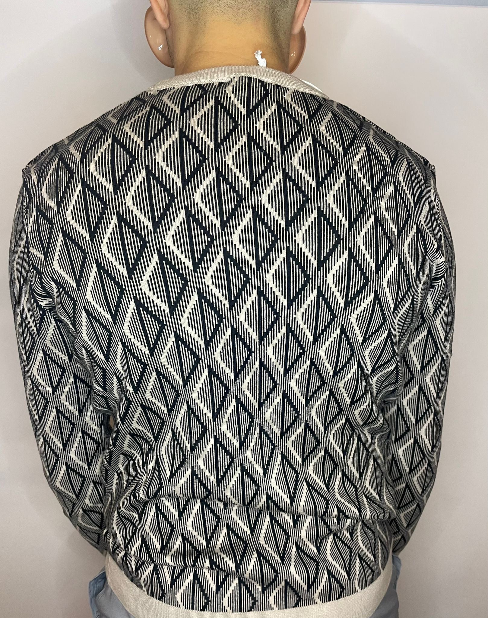 Christian Dior Sweater Triangle Black