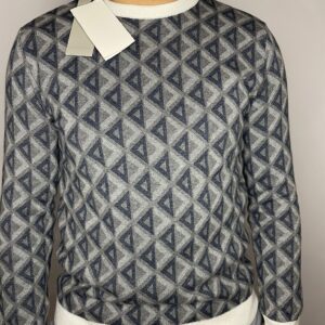 Christian Dior Sweater Triangle Grey