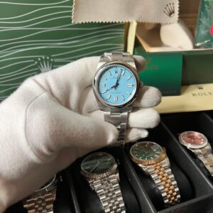 Oyster perpetual Tiffany blue