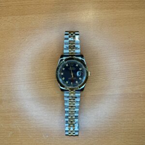 Datejust gold black diamonds