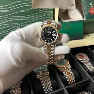 Datejust gold black