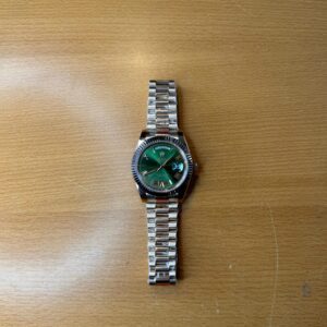 Daydate rosé gold green