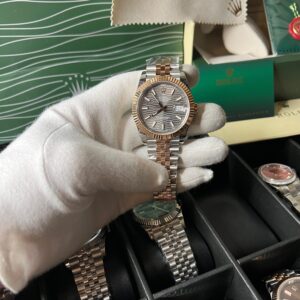 Datejust rose gold rhodium