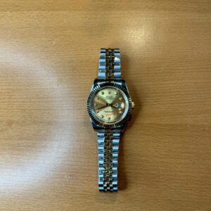 Datejust gold champagne diamonds