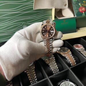 Datejust rose gold chocolate