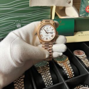 Daydate rose gold white