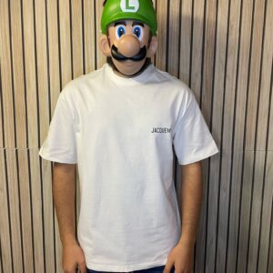 Jacquemus White Logo Patch Back