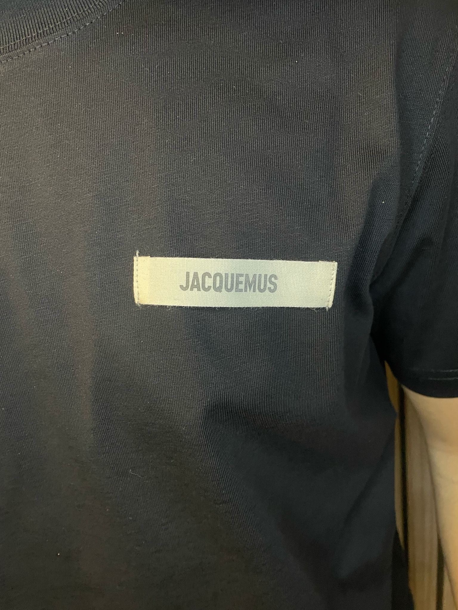 Jacquemus T-Shirt Logo Patch Black