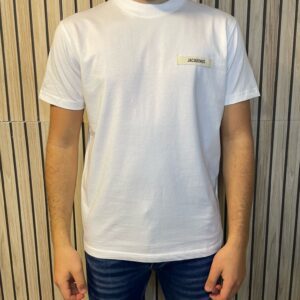 Jacquemus T-Shirt Logo Patch White