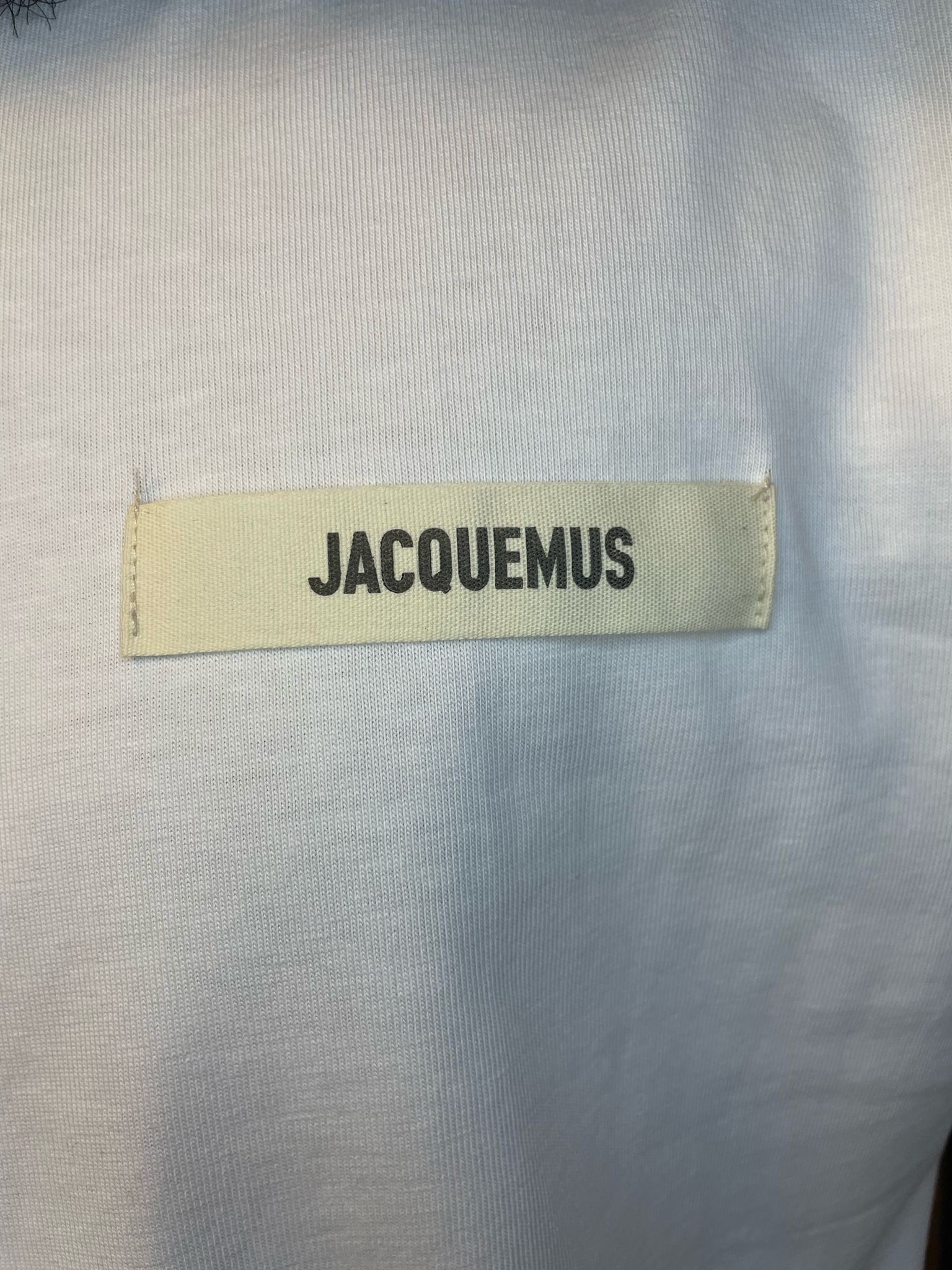 Jacquemus T-Shirt Logo Patch White
