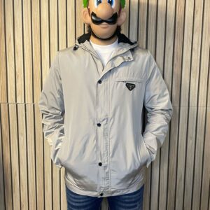 Prada Re-Nylon Jacket Grey