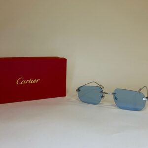 Cartier Silver CT Must Light Blue