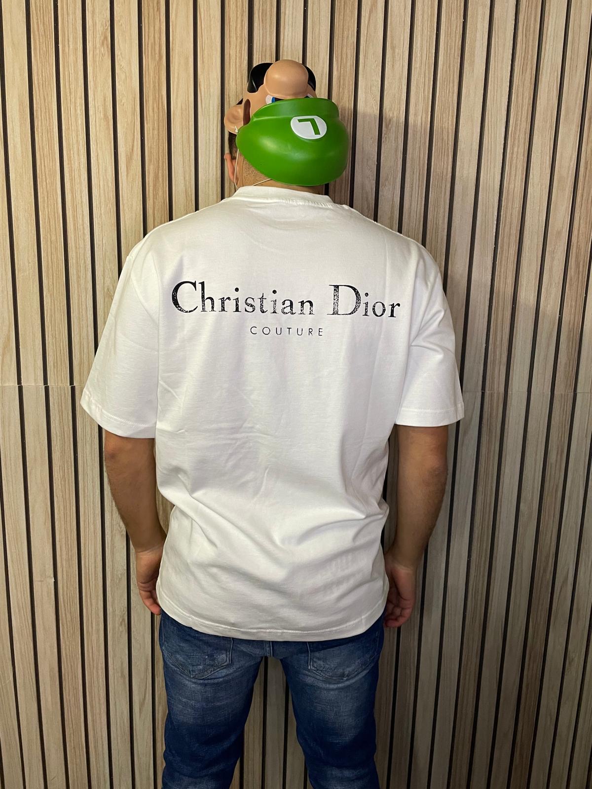 Christian Dior Logo Patch Couture White