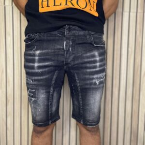 Dsquared Short Jeans Black Constitution