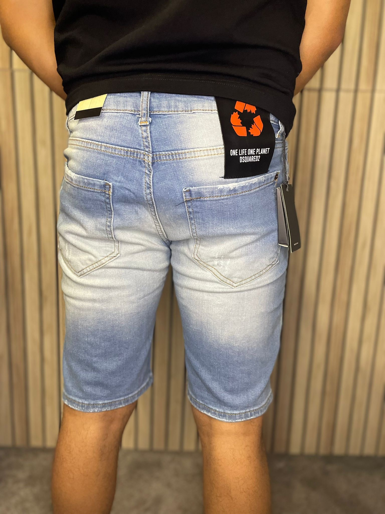 Dsquared Short Jeans Light Blue