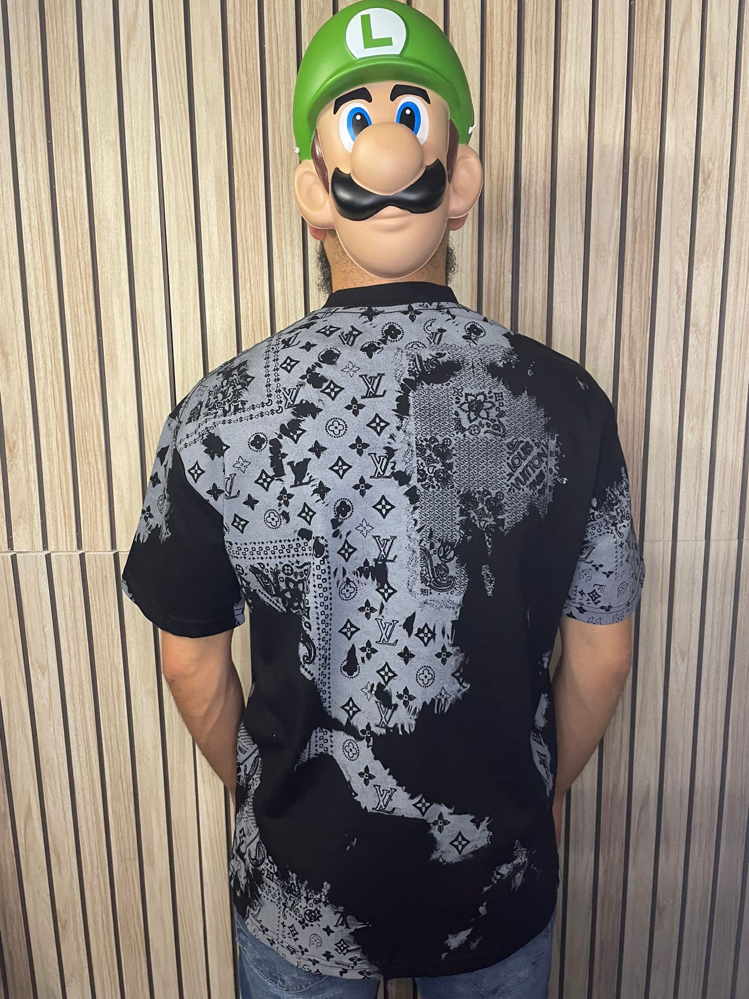 Louis Vuitton Tshirt Monogram Black