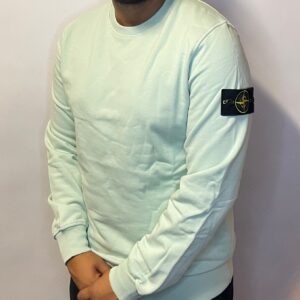 Stoned Island Sweater Lime Green Double Logo