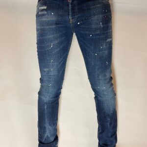 Dsquared2 Slim-Fit Jeans Blue Black Simple Label