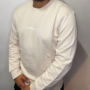 Stoned Island Sweater Backprint Créme