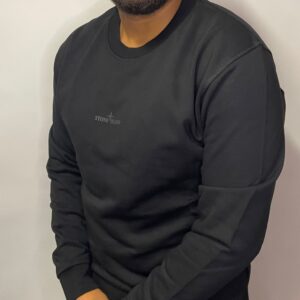 Stone Island Sweater Backprint Black