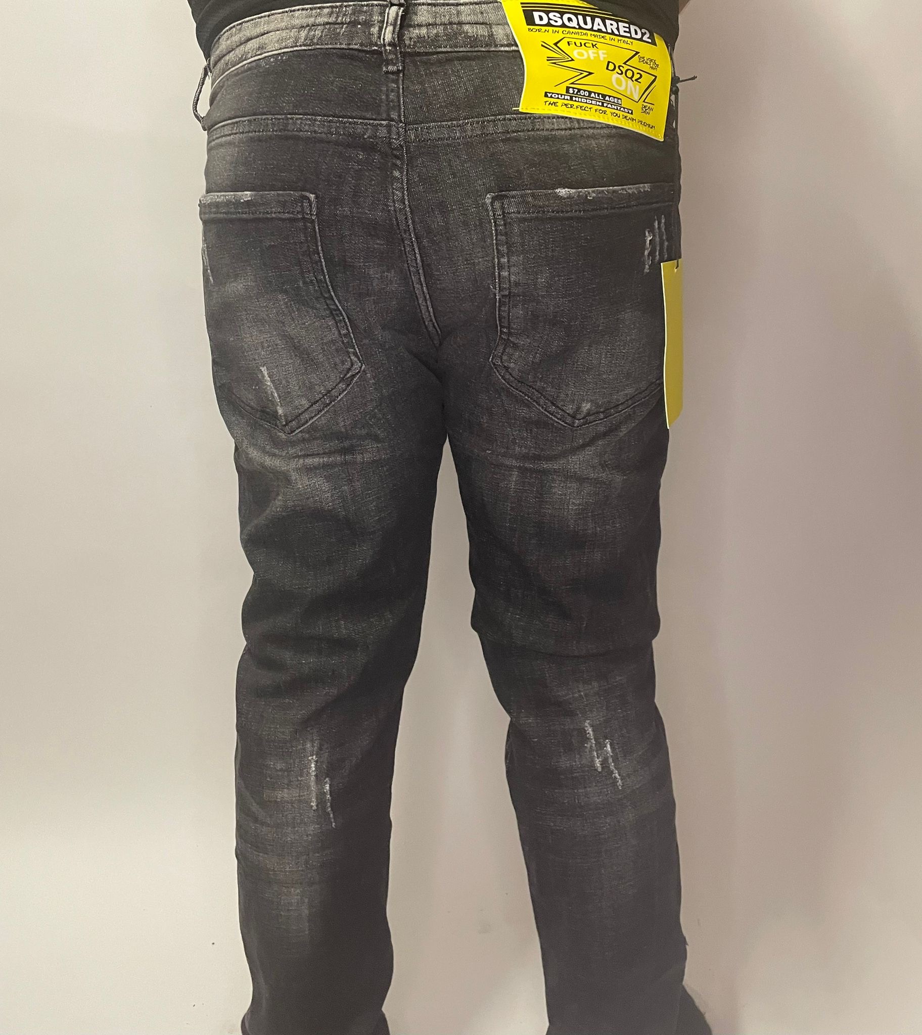 Dsquared Jeans Black Yellow