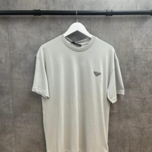 Prada Logo Parch Grey