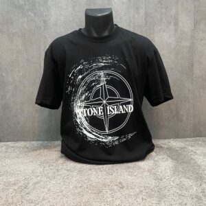 Stone Island Big Logo Black/White