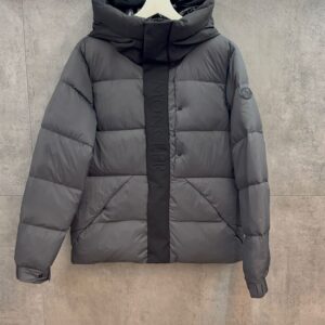 Moncler Winter Jacket Grey Black