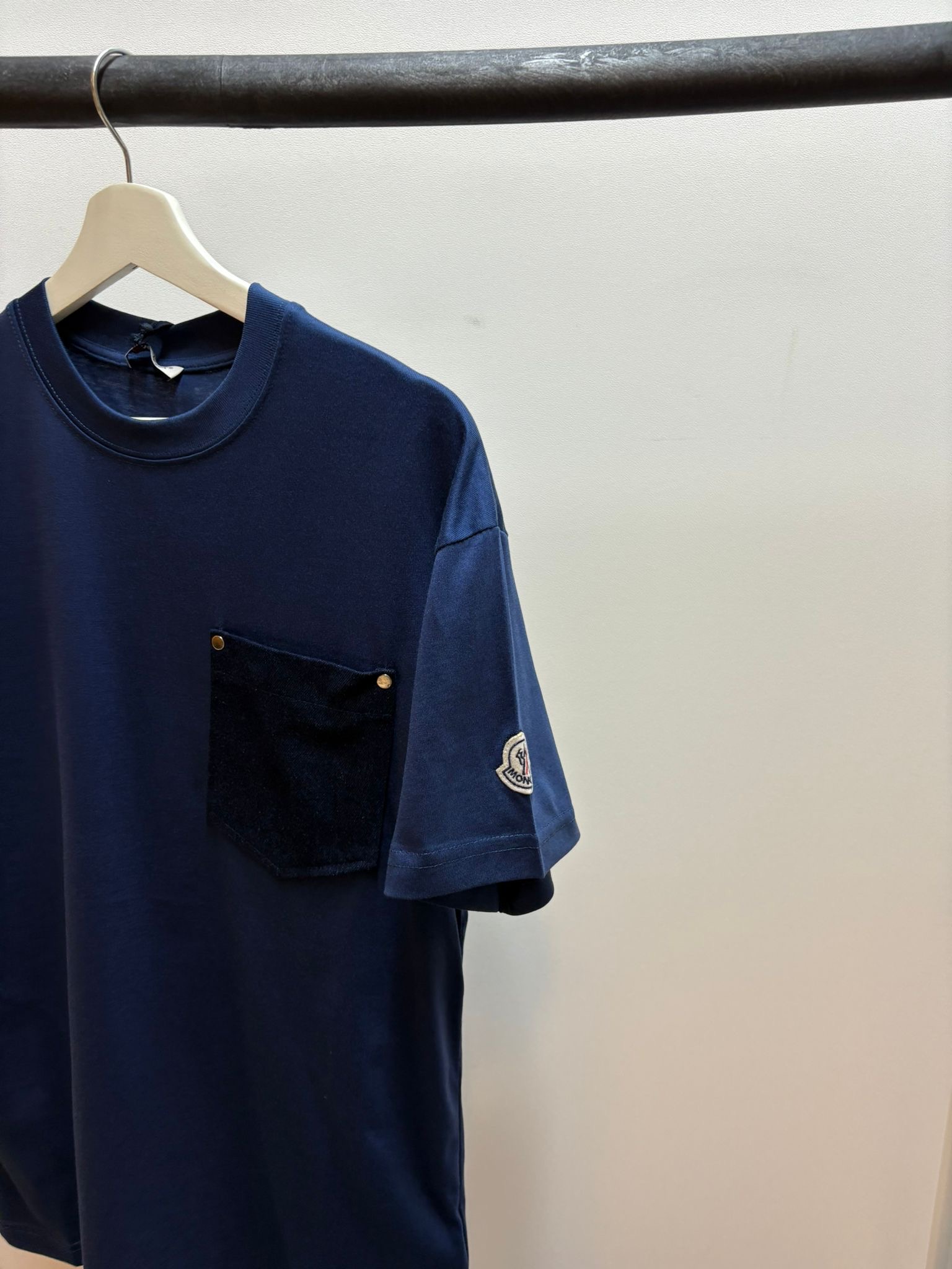 Moncler Chest Patch Blue