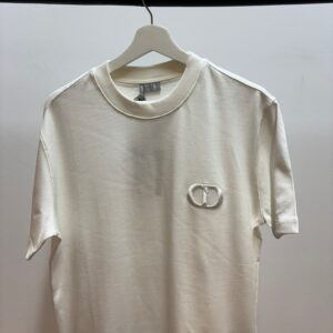 Christian Dior Logo Patch White
