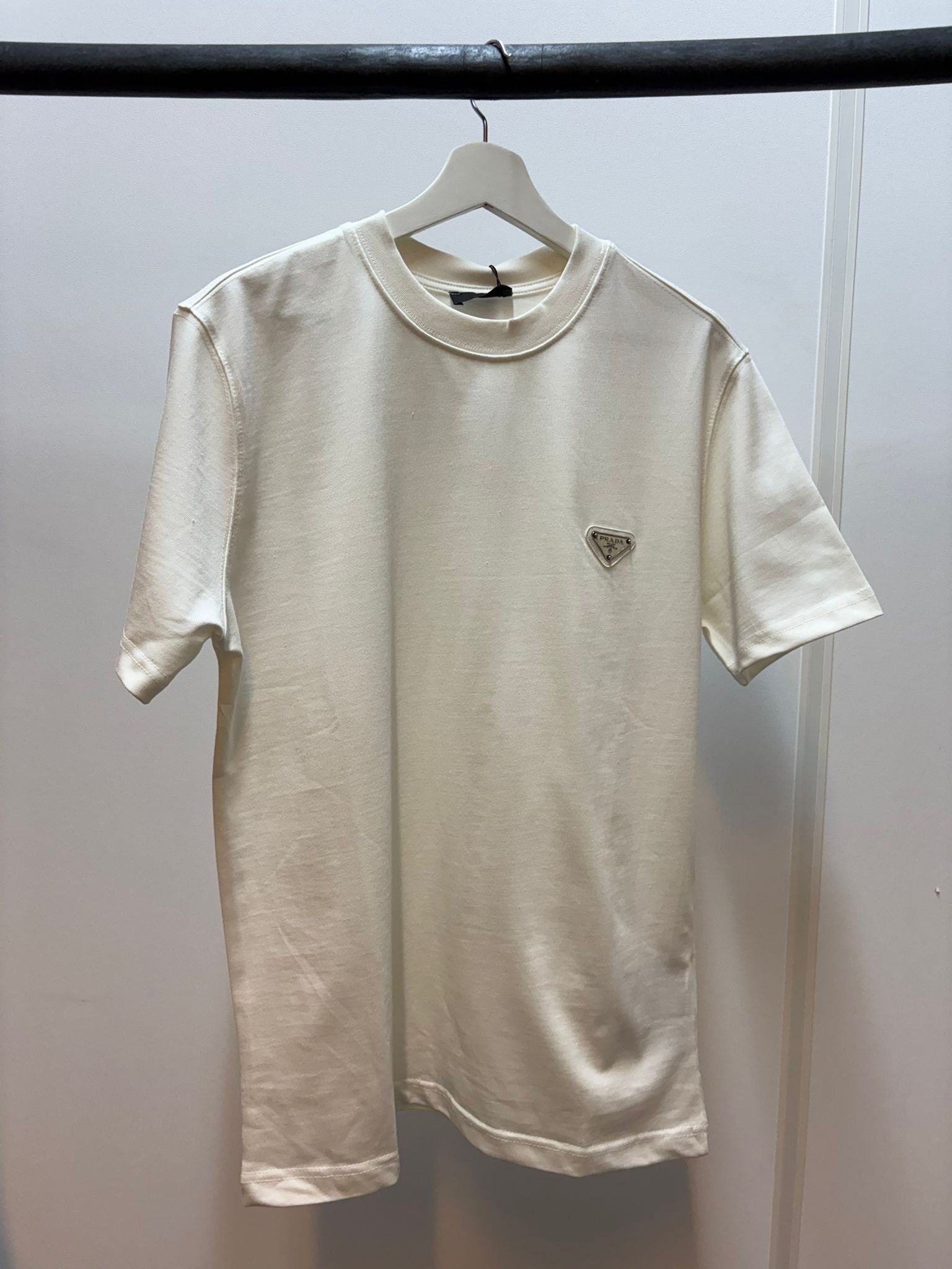 Prada Logo Patch White
