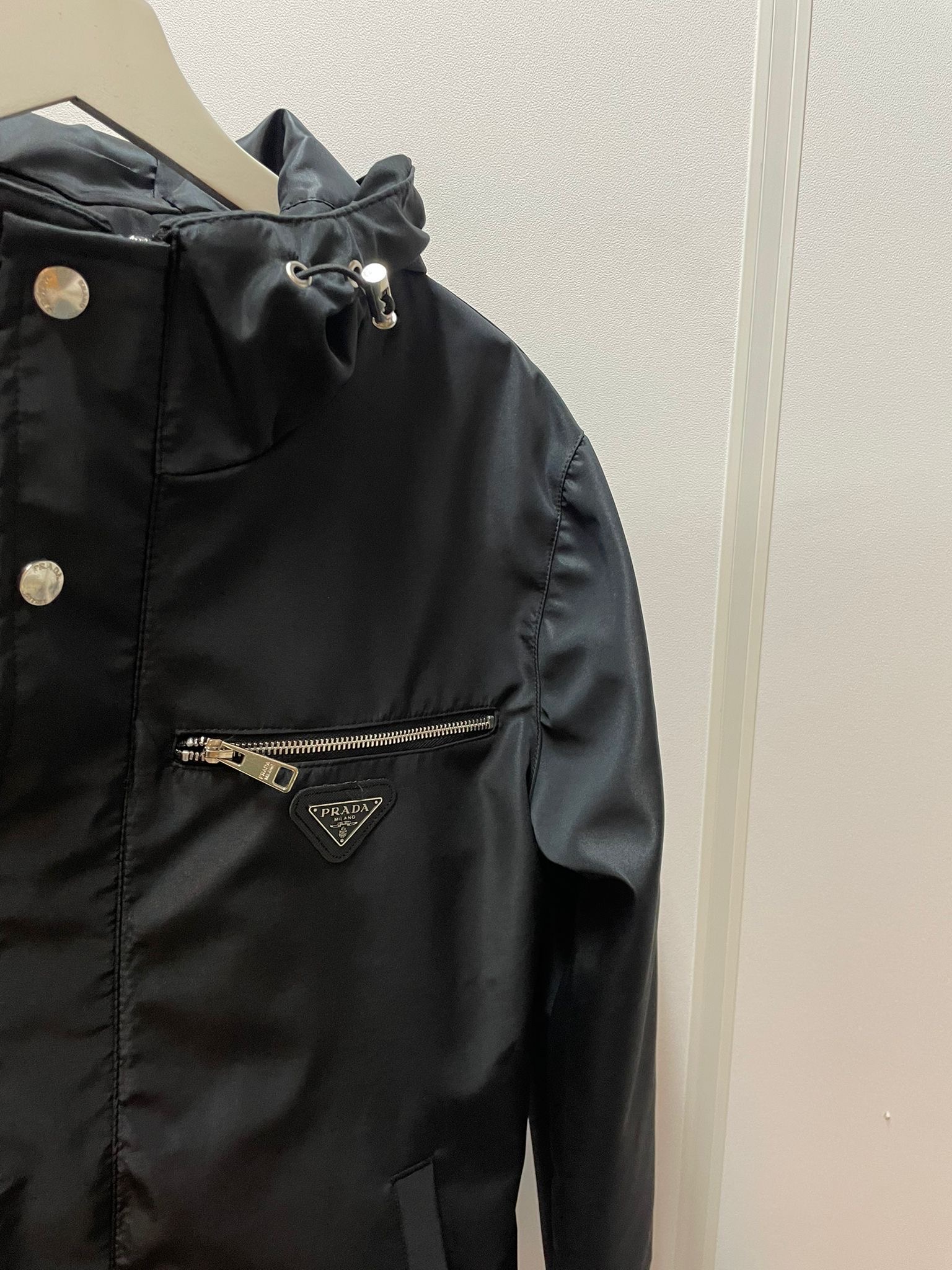 Prada Windbreaker Chest Row Black