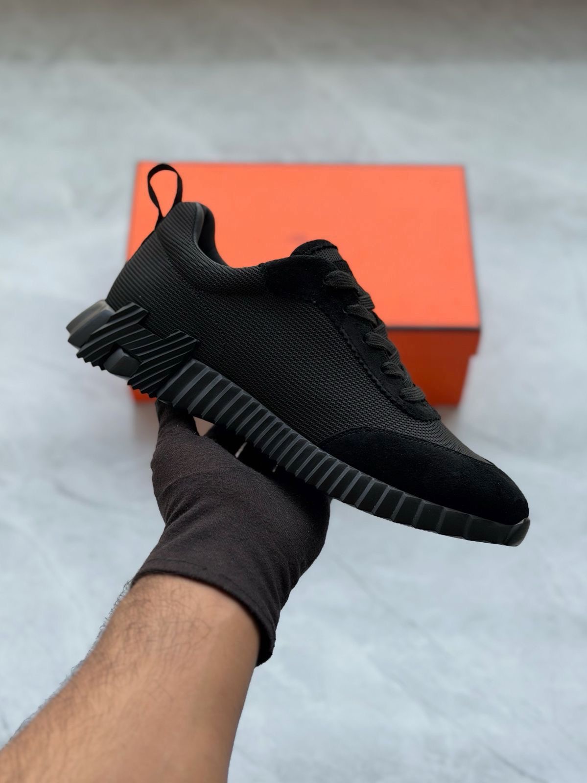 Hermes Bouncing Sneaker Black