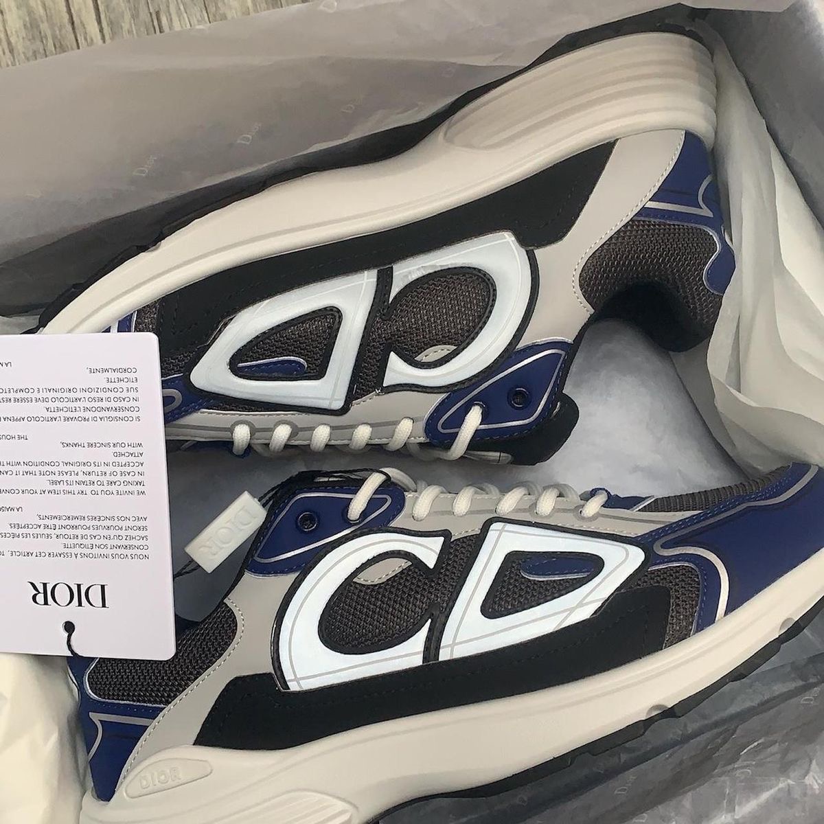 Christian Dior B30 Blue White